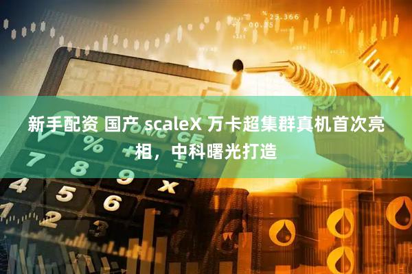 新手配资 国产 scaleX 万卡超集群真机首次亮相，中科曙光打造
